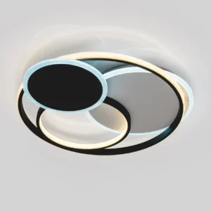Світильник LED smart SPINER+пульт 100W чорний круг Violux